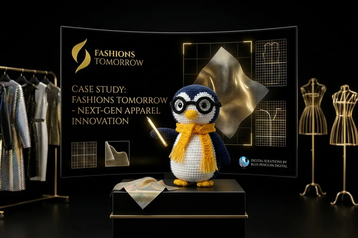 Fashions Tomorrow brand and website by Blue Penguin Digital